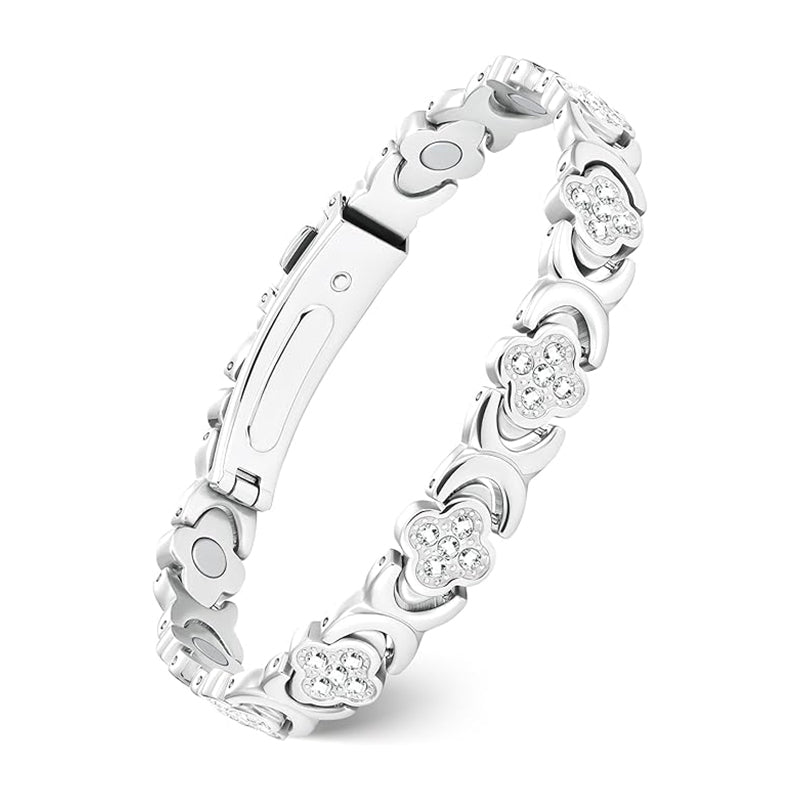 Silver Lucky Clover Bracelet